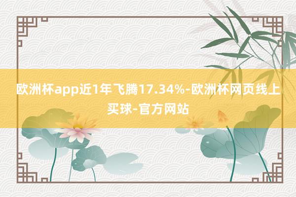 欧洲杯app近1年飞腾17.34%-欧洲杯网页线上买球-官方网站