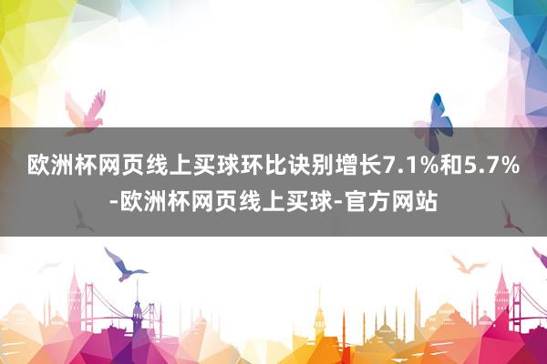 欧洲杯网页线上买球环比诀别增长7.1%和5.7%-欧洲杯网页线上买球-官方网站