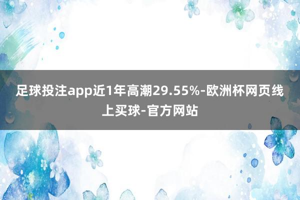 足球投注app近1年高潮29.55%-欧洲杯网页线上买球-官方网站